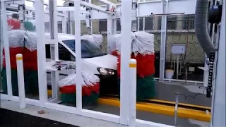 automatic tunnel car wash machine installed in South Africa