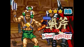 1992 [60fps] Golden Axe The Revenge of Death Adder Goah Nomiss ALL