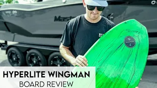 Hyperlite Wingman | Wakesurf Board Review | Behind Mastercraft X24 INSANE WAVE!