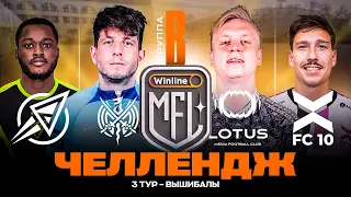 ЧЕЛЛЕНДЖ #3 | ВЫШИБАЛЫ | ГРУППА B | Winline Media Football League