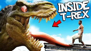 What's Inside T-REX HEAD In GTA 5? (Jurassic World)