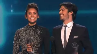 Ian Somerhalder & Nina Dobrev win People's Choice for Favorite On Screen Chemistry