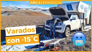 En MOTORHOME con -15°C 🥶 ¿Cómo salimos de acá? | 🌎 [De USHUAIA a ALASKA en Camper] - AÑO2|Ep.55