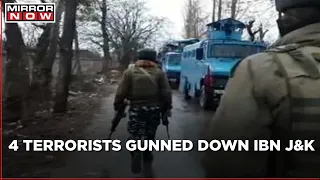 Shopian encounter in J&K: four terrorists killed and army personnel injured