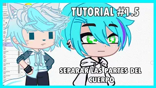 TUTORIAL#1.5: || Como usar Live2D || Separar las partes del cuerpo || Gacha Club