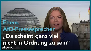 phoenix nachgefragt mit Angelika Hellemann zur Entlassung des ehem. AfD-Pressesprechers am 29.09.20