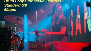 Drum Loop for music learners - 6/8 - 60bpm