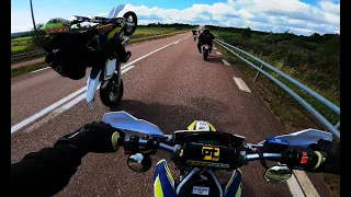 First Motovlog 4K | Supermoto Hooligan 🔥 Husqvarna 701