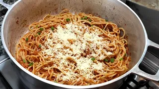 Macarrão sequinho simples com Extrato de Tomate! Aprendi com minha mãe,receita da minha infância 🥰