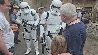 Storm Trooper interaction at Hollywood Studios