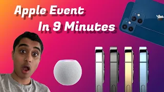 Apple iPhone 12 Event in 9 Minutes | (iPhone 12, HomePod Mini, MagSafe, 5G)