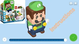 LEGO Instructions for Super Mario Adventures with Luigi Starter Course 71387