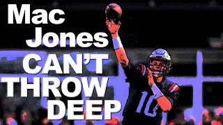 Mac Jones Can't Throw Deep