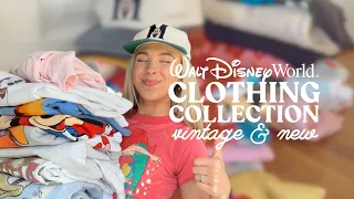 DISNEY CLOTHES COLLECTION 🧚‍♀️  💌 All of my new & vintage Disney tees, sweatshirts, ears & hats