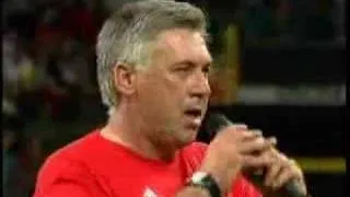 Ancelotti "ale milan ale!" festa san siro