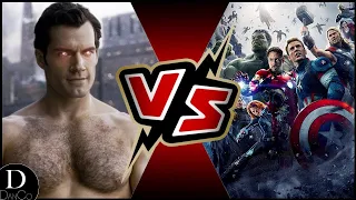 Evil Superman VS The Avengers | MCU vs DCEU | Battle Arena | Justice League Snyder Cut