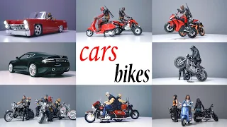 1/10 & 1/12 cars and bikes