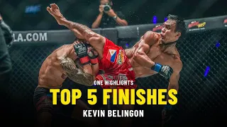 Kevin Belingon's Top 5 Finishes | ONE Highlights