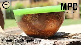 Wood Turning - Granny Smith Apple