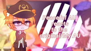 'Peaceful AU reacts to the originals/my AU!'🎉 (mostly GeorgeNotFound💯) || Not original💗 || Enjoy!💕💕