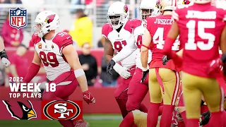 Arizona Cardinals Top Plays vs. San Francisco 49ers | 2022 Regular Season Week 18