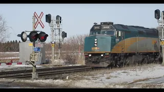 Spending ALL Day catching lots of VIA Rail, and CN Freight! | Railfanning the Strathroy Sub