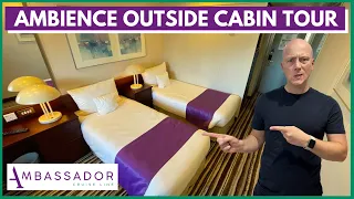 Ambassador Ambience 6221 OUTSIDE Cabin Tour and Review