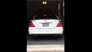 E55 Cold Start with ARH headers and C63 Mufflers