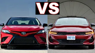 Toyota Camry vs Kia K5 (2021) Top 2 choice for family sedan cars! (full review) camry vs k5!