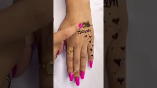 Most beautiful name mehndi design ❤️ ||