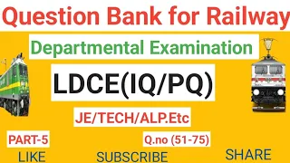 Question Bank for Railway Departmental exam!Three phase loco Q. bank !practice set!PART-5 Qno(51-75)