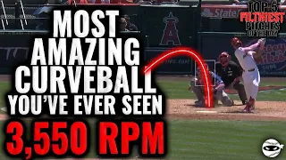 3550 RPMs!! One of the Most AMAZING Curveballs you'll EVER See!
