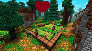 Relaxing Minecraft ASMR: Building a Cozy Cabin, without keyboard and mouse sound