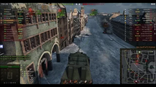 SU-14-2 - 2 arty can get 4 kills and total 5,500 damage in city map.