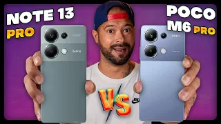 REDMI NOTE 13 PRO vs POCO M6 PRO qual COMPRAR? 🤔