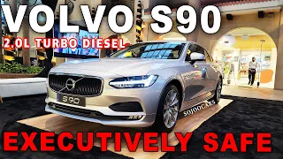 Volvo S90 2.0 D4 AT Diesel is a Luxurious Safe Beautiful Executive Sedan - [SoJooCars]