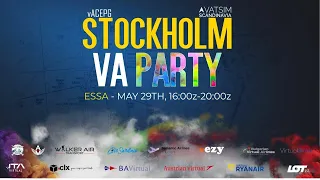 MSFS 2020  B737-700 /  LONDON GATWICK - STOCKHOLM/ EGKK - ESSA / Amber Virtual Airlines/VATSIM EVENT