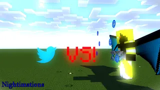 AML 14X0 vs Twitter | Minecraft Battle Animation