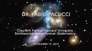 Dr. Fabio Pacucci- The hunt for the first black holes in the universe