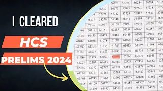 I Cleared *HCS Prelims 2024* with full time job || Decode UPSC