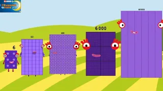 unlocks! numberblocks skip counting by 1 to 10,000 | learn to count #maths @kidslearningvideos29