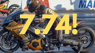 11 of THE FASTEST MOST POWERFUL STREET LEGAL MOTORCYCLES RACE AT HUGE DRAG BIKE EVENT AT NHRA TRACK