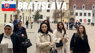 🇸🇰 Bratislava 2022, SLOVAKIA - Old Town October - Walking Tour|4k UHD 60fps