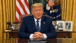 President Donald Trump discusses coronavirus response