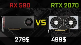 RX 590 vs RTX 2070 | games benchmarks