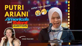 Voice Teacher Reacts to Putri Ariani AGT Audition