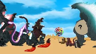 The Hidden Power of Godzilla's Rotation Luck Revealed - FUNNY CARTOON | Evolution of Godzilla Earth