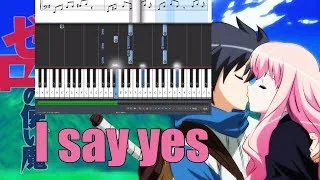 How to play "Zero no tsukaima II - I Say Yes (Wedding Version)" [50% Speed]