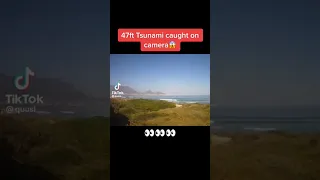 tsunami caught on camera 👀