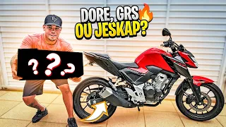 NOVO ESCAPAMENTO DA CB 300F TWISTER - DORE, GRS OU JESKAP?!